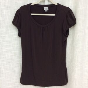 Worthington Stretch Chocolate Brown Top